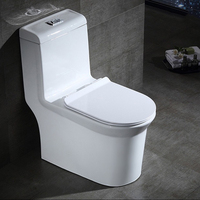 Fourniture directe d'usine toilette à chasse d'eau en céramique toilette muette Super tourbillon économie d'eau Siphon toilette de grand calibre