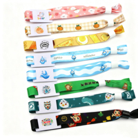 Bracelet tissé en tissu RFID NFC, motif sublimation imperméable, cadeau promotionnel pour événements, marché américain