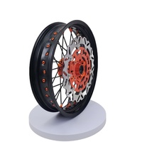 Nuevas Ruedas Supermoto de 17 Pulgadas para EXC SXF 125/250/300/350/450/500 2003-2025, Kit de Conversión de Carreras Motard, Aluminio CNC Anodizado