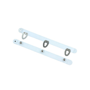 Meilong Accessories Steel Buckle 3-Hook White Plated Fastener For Underwear Shapewear - Product Image 5