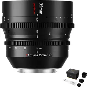 7artisans 35mm T2.0 Cine Lens for Sony E-Mount,Full Frame Large Aperture Camera Lenses