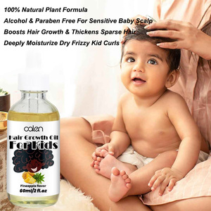 Huile capillaire pour cheveux bouclés aux herbes Luxfume ODM 60 ml pour filles et garçons - Sérum nourrissant quotidien pour la croissance - Product Image 5