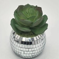 Plante artificielle verte en pot, rose en mousse, bonsaï, écologique, durable, décoration de jardin et de bureau, simulation en plastique, directement de l'usine