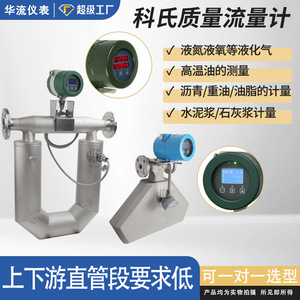 Coriolis Mass Flow Meter Stainless Steel Flange Liquid 0100000mh Accuracy +/-0.1% For Diesel Gasoline Gas Density Measurement - Product Image 2