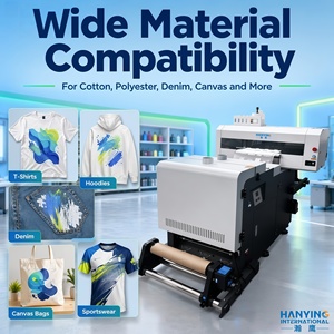 Nueva Impresora de Transferencia de Prendas DTF Totalmente Automática de 420 mm para Producción de Ropa Personalizada Hy-4002a Estructura Compacta con - Product Image 6