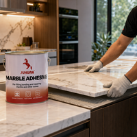 Colle adhésive pour marbre de qualité supérieure, résine de polyester insaturée pour la réparation de carreaux de pierre et de comptoirs
