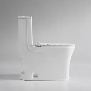 Home Bathroom Sanitary Ware 1 Piece Watwarerone Pieceet Set Ceramic Apartment Dual Flush System Seat Cover Flushing Fitting