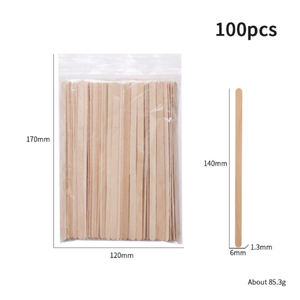 Espátula de madera desechable multiusos para cera, aplicador de maquillaje para cejas y rostro, depresor de lengua, herramienta de depilación al por mayor - Product Image 6