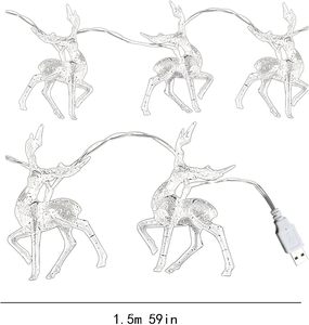 IP54 Waterproof LED <b>Light</b> Set Battery & USB Powered Warm White Outdoor Holiday Party Decor <b>Lights</b> <b>Ceiling</b> <b>light</b> - Product Image 1
