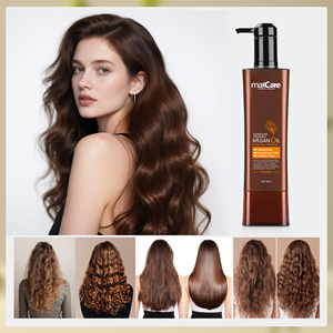 Maxcare <span class=keywords><strong>Masque</strong></span> capillaire hydratant à l'huile d'argan sans sulfate, kératine, OEM ODM, soin profond pour <span class=keywords><strong>cheveux</strong></span> bouclés, secs et abîmés - Product Image 1