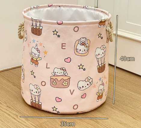 Cesta de ropa sucia rosa
