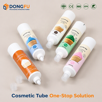 Tube vide personnalisable OEM en PE souple de 200 ml pour crème glacée, cosmétiques, sérum, lotion, soins de la peau, qualité alimentaire