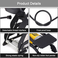 Pompe à air pour vélo Bee de haute qualité, compresseur d'air portable monocylindre, pompe à pied pour vélo, vélo électrique et articles gonflables