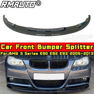 Lèvre de pare-chocs avant E90 E92 E93 aspect fibre de carbone, style sport, pour BMW Série 3 E90 E92 E93 2005-2013, accessoires auto - Product Image 2