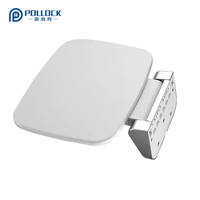Siège de douche mural pliable le plus vendu, chaise de bain au design moderne, finition polie, garantie 1 an pour personnes âgées et handicapées
