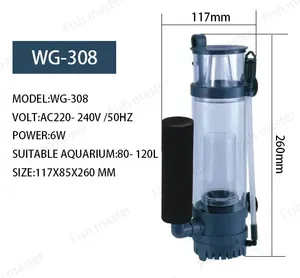 Nước biển san hô bể cá tách protein với bơm trứng sạch hồ cá Skimmer lọc Nano Mini nước biển bể cá Skimmer - Product Image 5