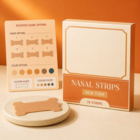 Bandelettes nasales élastiques à marque privée avec emballage personnalisé pour le soutien physique du pont nasal
