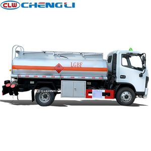 Nuevo <span class=keywords><strong>Camión</strong></span> <span class=keywords><strong>Cisterna</strong></span> de Combustible Dongfeng Dolica D7 4X2 de 9.9cbm, Acero al Carbono Q235, con Bomba de Reabastecimiento para Diésel - Product Image 4