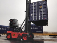 Chariot élévateur portatif 8 9 tonnes, conteneur de levage, chariot élévateur