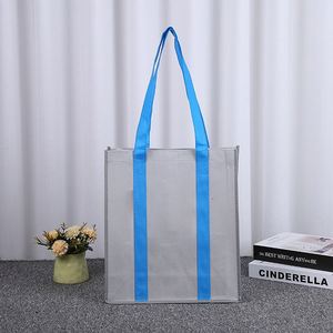 SY214 Sacs de courses réutilisables en non-tissé personnalisés avec logos - Product Image 4