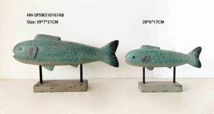 2023 yeni gelenler okyanus reçine el sanatları deniz hayvanları heykeli balık denizatı süs heykel - Product Image 3