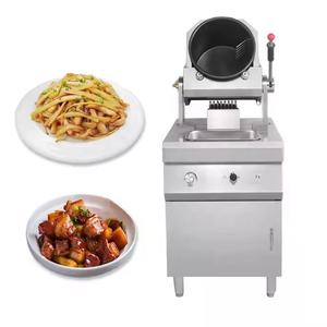 Machine <span class=keywords><strong>de</strong></span> cuisson Wok alimentaire <span class=keywords><strong>Robot</strong></span> Machine à riz frit Restaurant faisant du riz frit cuiseur rotatif électrique - Product Image 5