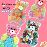 Collations pour Fêtes d'Enfants 500g Bonbons Gélifiés aux Fruits et Bonbons Durs en Forme de Pierre dans un Pot Cadeau