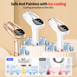 Glace refroidissement indolore Permanent 999,999 Flash Portable ipl dissolvant dispositif ménage aisselles jambe bras Bikini Laser épilation - Product Image 5