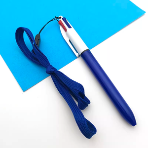 Có Thể P05 Tùy Chỉnh 1.0Mm Nhựa Bút Bi Với Bốn Màu Dây Buộc Biểu Tượng Tùy Chỉnh Trường Học/Văn Phòng Sử Dụng Bốn Màu Mực - Product Image 6