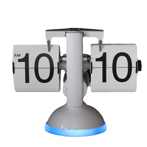Petite balance automatique page tournant horloge lumineuse commande vocale lampe LED table chaude simple salon siège <span class=keywords><strong>pendule</strong></span> - Product Image 1