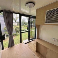Maisons préfabriquées de luxe en conteneurs Apple Cabin au design moderne, maisons modulaires préfabriquées, bâtiments préfabriqués