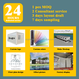 Giá rẻ nhất hiện đại di chuyển prefab có thể gập lại <span class=keywords><strong>container</strong></span> nhà dễ dàng gấp Bungalow Stackable đúc sẵn nhà kho - Product Image 4