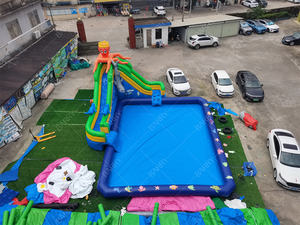Inflatable <strong>water</strong> <strong>park</strong> amazing cheap best commercial Barry durable <strong>water</strong> <strong>park</strong> amusement <strong>park</strong> playing center - Product Image 3
