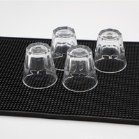 Nouveau design de tapis de bar en silicone écologique avec logo et taille personnalisables
