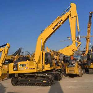 เครื่องขุดดิน Komatsu แบบใช้ PC200-7ไฮดรอลิก20ตันรถขุดตีนตะขาบน้ำหนักปฏิบัติการ - Product Image 2