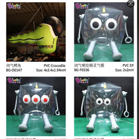 Ballon publicitaire gonflable en PVC scellé, modèle de dessin animé, pour événements et fêtes - Conception d'usine Bingo Inflatables