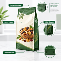 Pochette souple personnalisée pour jus avec bec verseur et bouchon à vis, emballage liquide flexible, usine OEM
