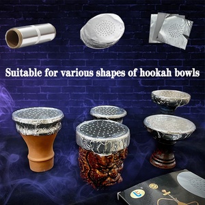 Láminas de Papel de Aluminio Ultra Gruesas para Hookah, Resistentes, en Forma de Círculos, para Control del Calor de la Cachimba, Más Vendidas - Product Image 6
