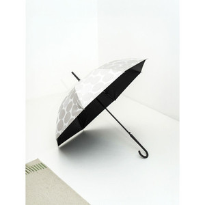 Parapluie de Voyage 8K 56 cm Motif Det Noir Top UV Block jusqu'à 99% Contrôle Semi-Automatique Parapluie Droit de Poche - Product Image 1