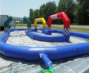 Divertido juego de deportes para niños Inflable Didi Race Track - Product Image 4