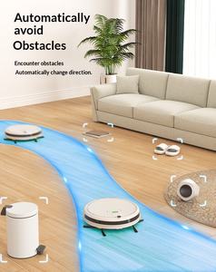 Robot aspirateur intelligent automatique pour usage sec et humide, aspirateur robot 3-en-1, balayage, lavage et aspiration pour la maison - Product Image 5