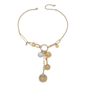 Kenjie diseño Original desmontable Ojo del diablo Tarot tarjeta Cactus estrella collar Europeo Americano moda acero inoxidable - Product Image 5