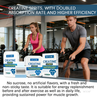 Bandes orales de créatine à dissolution rapide, nutrition performante pour la force et l'endurance, à emporter, 30 bandes