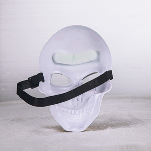 Máscara de Resina con Calavera Pintada de Caballero Oscuro, Accesorios para Fiestas de Disfraces, Día de Muertos Mexicano - Product Image 4