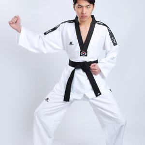 Uniforme de Artes Marciales Unisex para Niños, Cómodo, para Taekwondo ITF, <span class=keywords><strong>Dobok</strong></span>, Poliéster/Algodón, Hunsongs WTF <span class=keywords><strong>Fighter</strong></span> Uniform-16 - Product Image 2