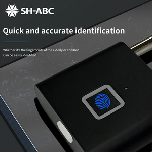 SH-ABC जस्ता मिश्र धातु फिंगरप्रिंट पैडलॉक कीलेस एंटी-चोरी स्मार्ट लॉक बुद्धिमान सुरक्षा इलेक्ट्रॉनिक कैंडैडो फर्नीचर लॉक - Product Image 5