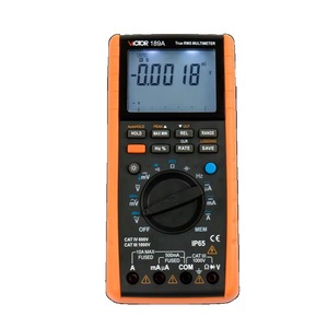 มัลติมิเตอร์ดิจิตอล Vc189a True Rms แบบอัตโนมัติ/แมนนวล ช่วงการวัด AC 1000v 10a พร้อมเทอร์โมคัปเปิลแบบ RTD และมิเตอร์วัดค่า DBM - Product Image 1