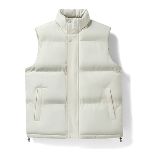 Gilet d'hiver tendance en polyester et coton matelassé, inspiré du sport, avec impression de logo personnalisé, pour la randonnée en plein air - Product Image 4