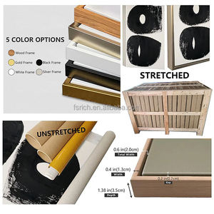 Peinture de décoration de tête de lit d'hôtel, peinture murale moderne et simple à suspendre, peinture murale de paysage violet <span class=keywords><strong>lavande</strong></span> - Product Image 3