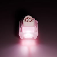 Interrupteur magnétique GATERON Jade Delta Pink 33gf pré-lubrifié RGB SMD pour clavier de jeu personnalisé DIY